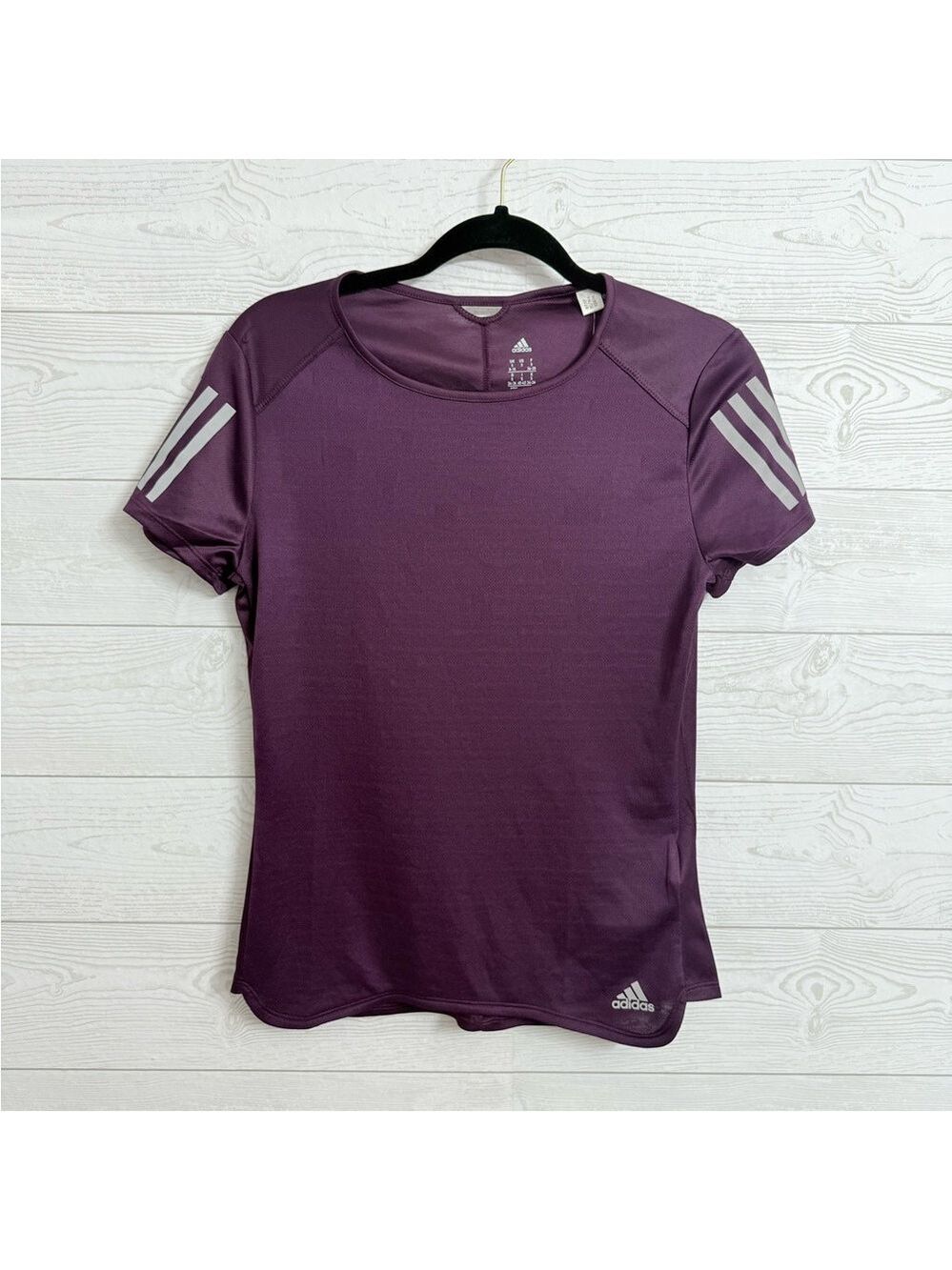 Adidas Climate Cool Women’s Plum Short Sleeve Sports Top. Size S